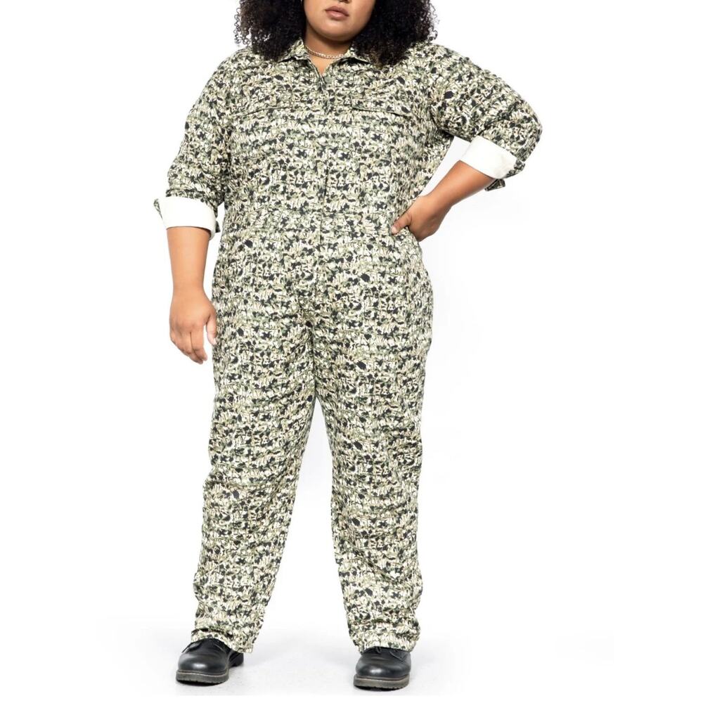 BP + WildFang Utility Camo Print Coveralls Jumpsuit Size 2X Cargo Practical